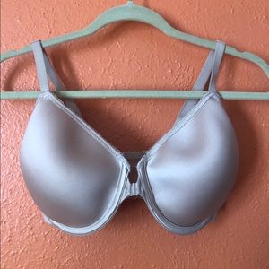 Wacoal Nude Unlined Underwire Bra Front Close 32F